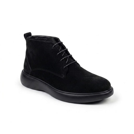 Bottines MIRQADO Daim Noir Classique