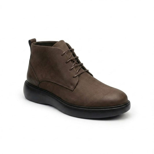 Élégance du Nubuck Marron