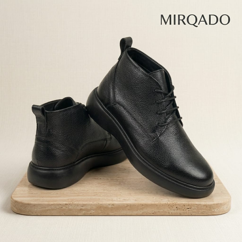 Bottes Homme en Cuir Véritable – Fabrication Artisanale