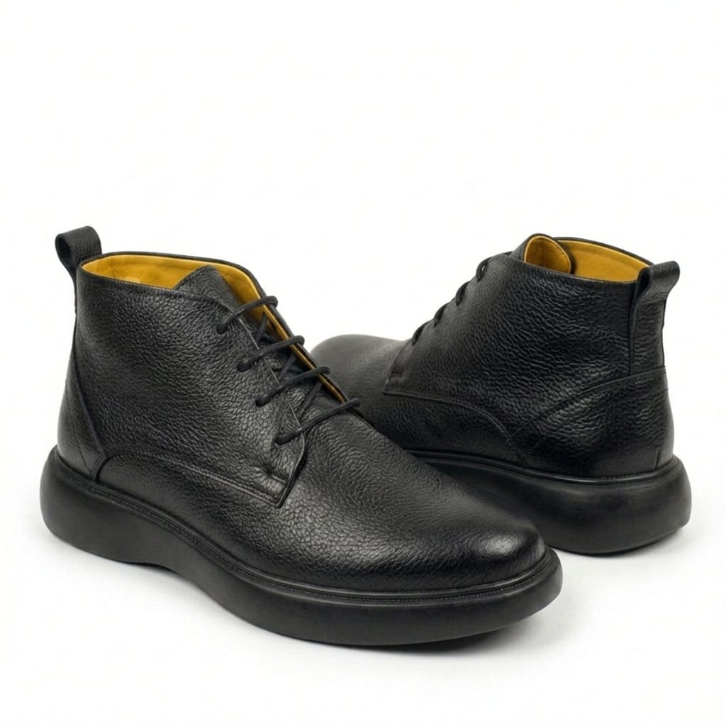 Bottes Homme en Cuir Véritable – Fabrication Artisanale